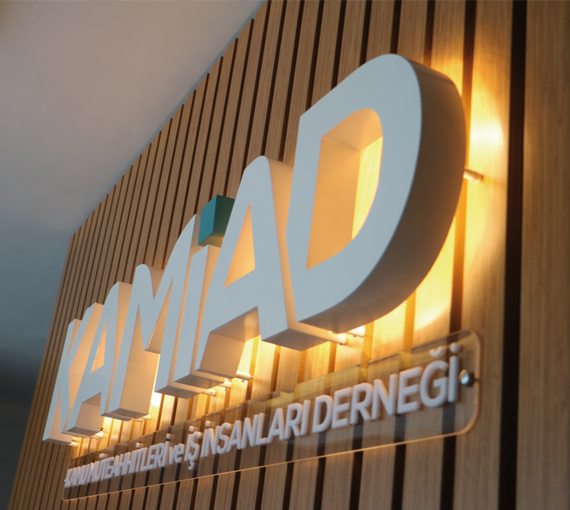 Kamiad Ahşap Lambiri Tabela