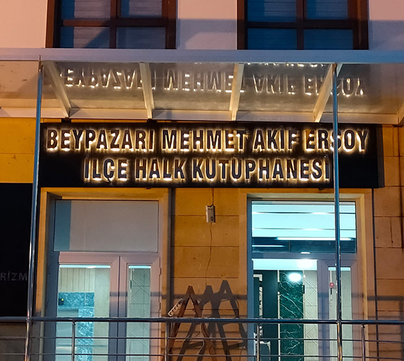 Paslanmaz Kutu Harf Tabela